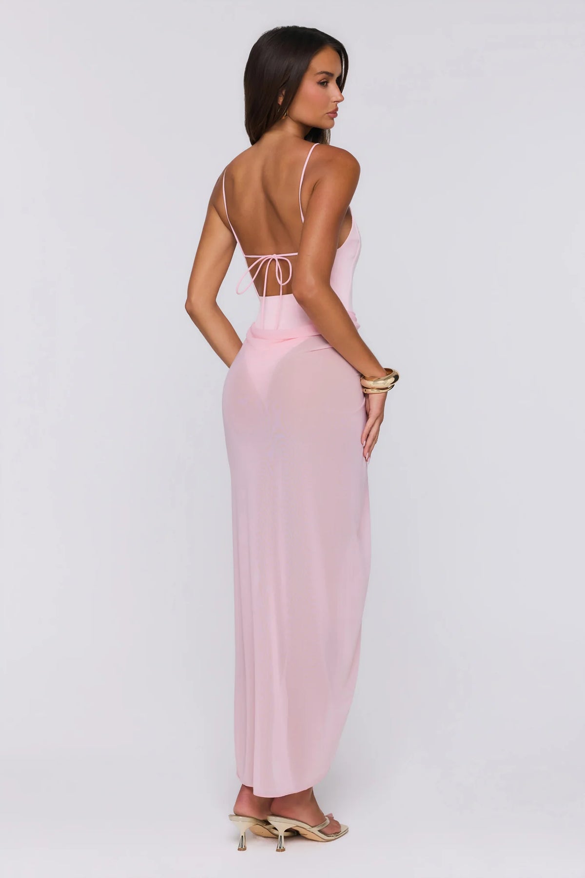 Sea Foam Dreams Maxi Dress Pink
