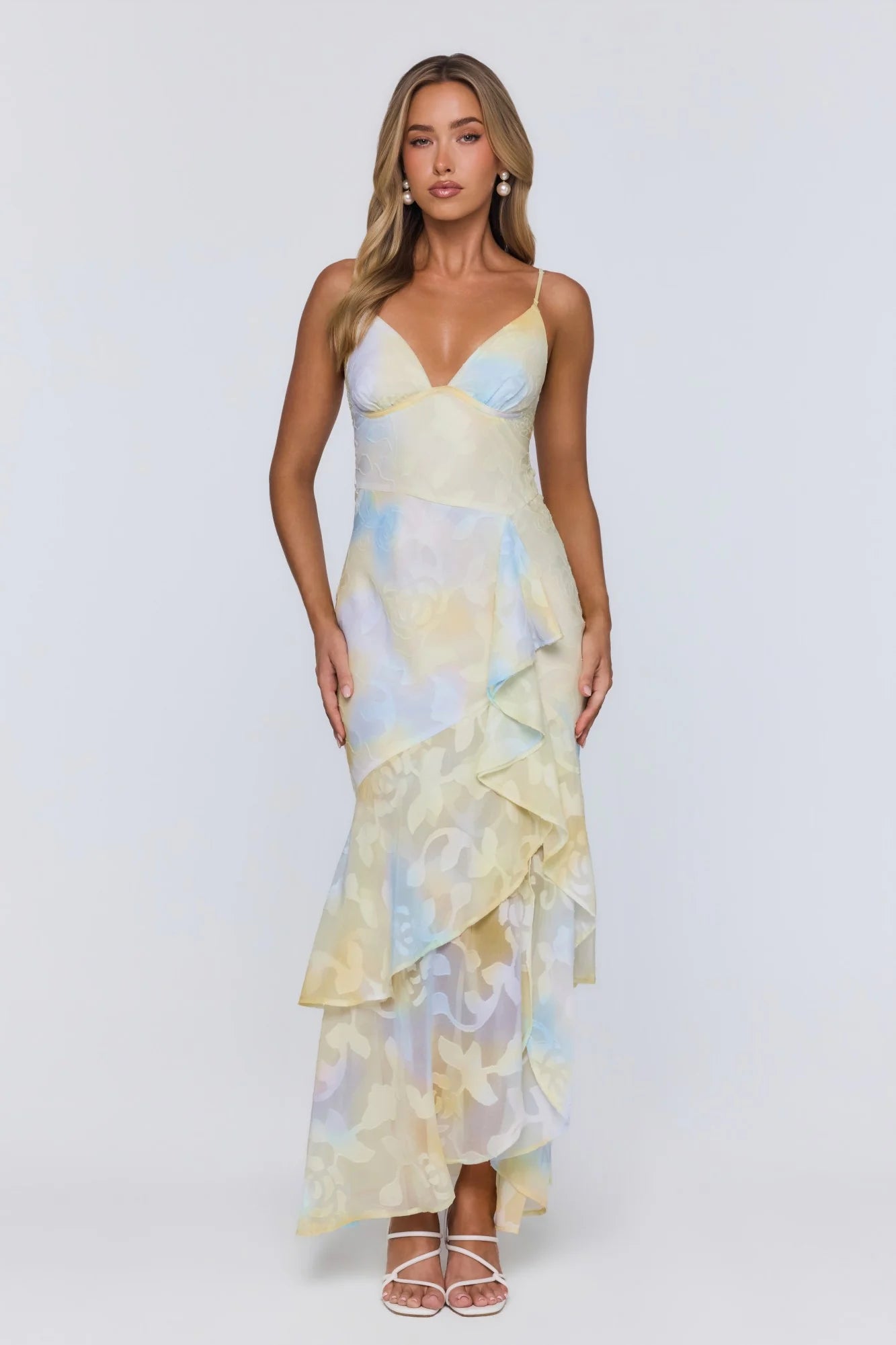 Hidden Sun Maxi Dress Yellow