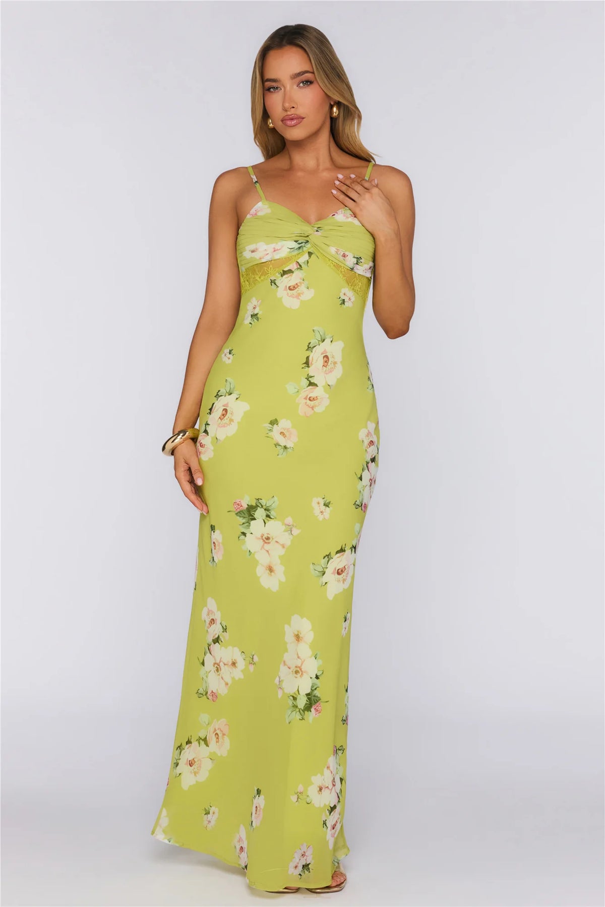The Standard Is Her Maxi Dress Lime