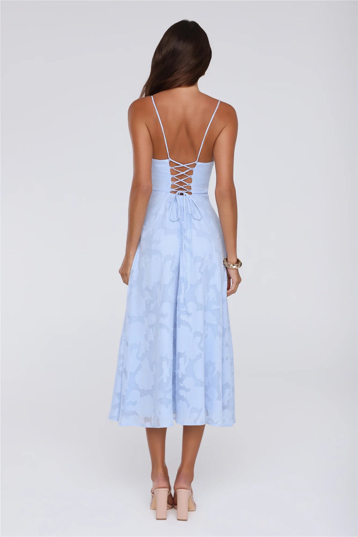 Tide Kissed Midi Dress Blue