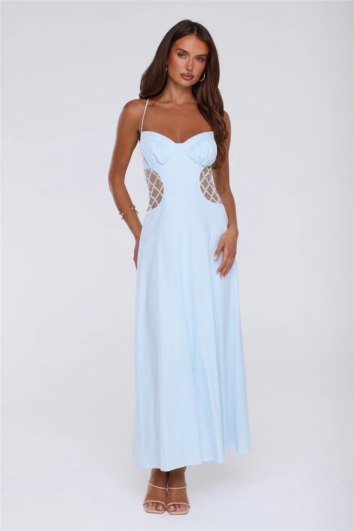 Sway Bloom Maxi Dress Blue