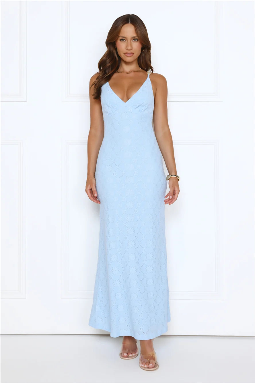 You Got This Maxi Dress Blue