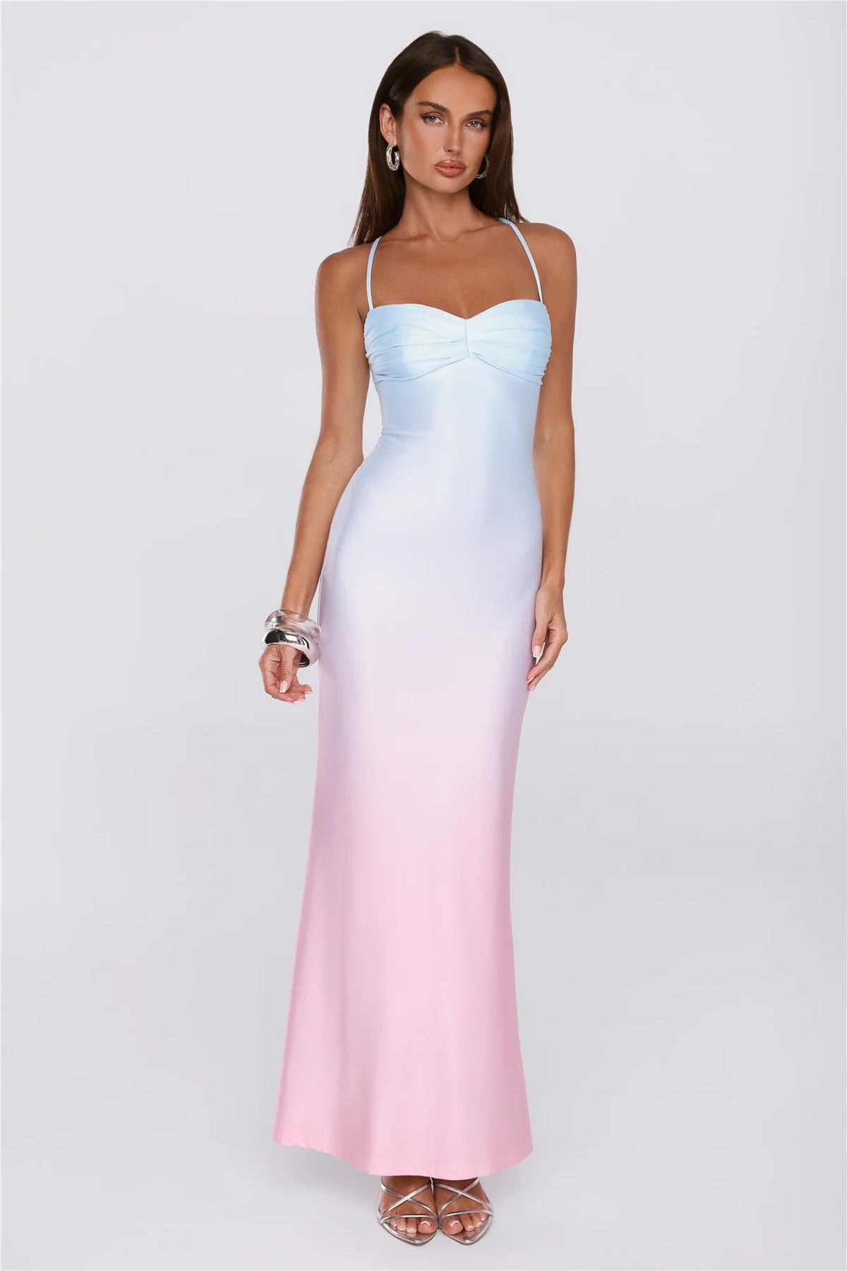 Happy Hues Maxi Dress Blue