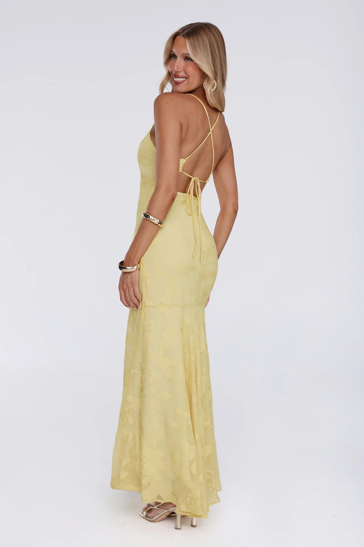 Soft Life Club Maxi Dress Yellow