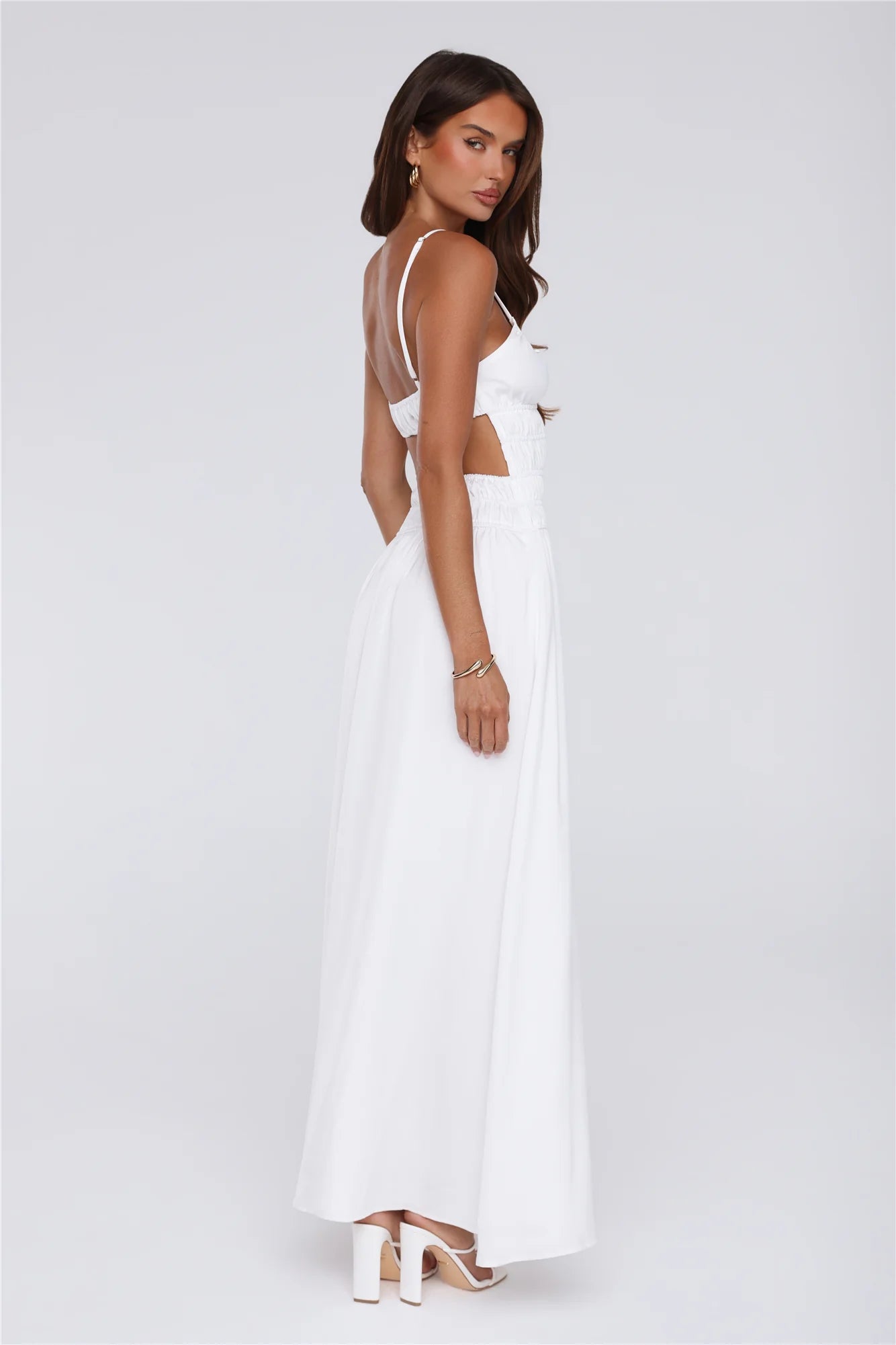 Sunbeam Days Maxi Dress White