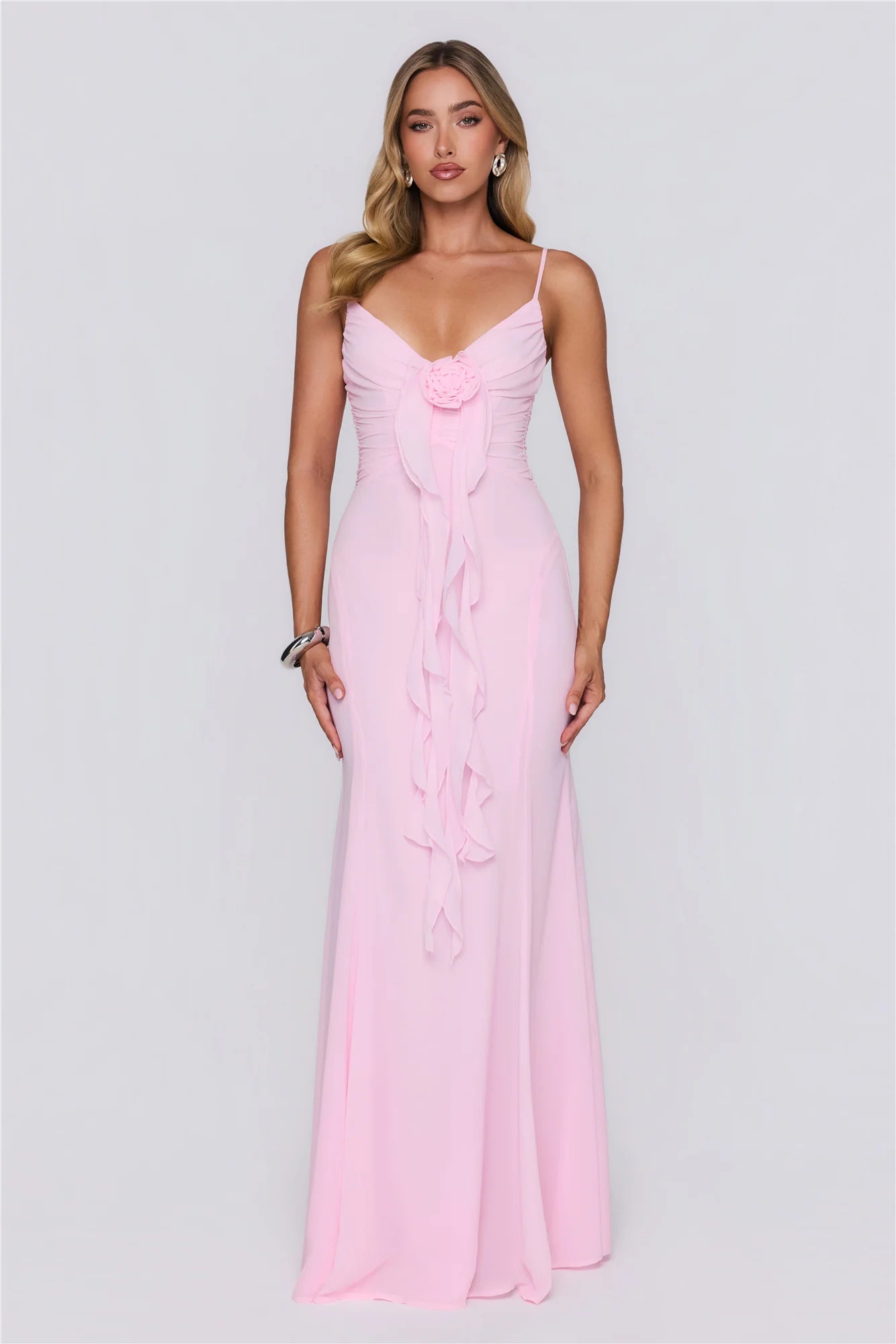 Dewy Dreams Maxi Dress Pink