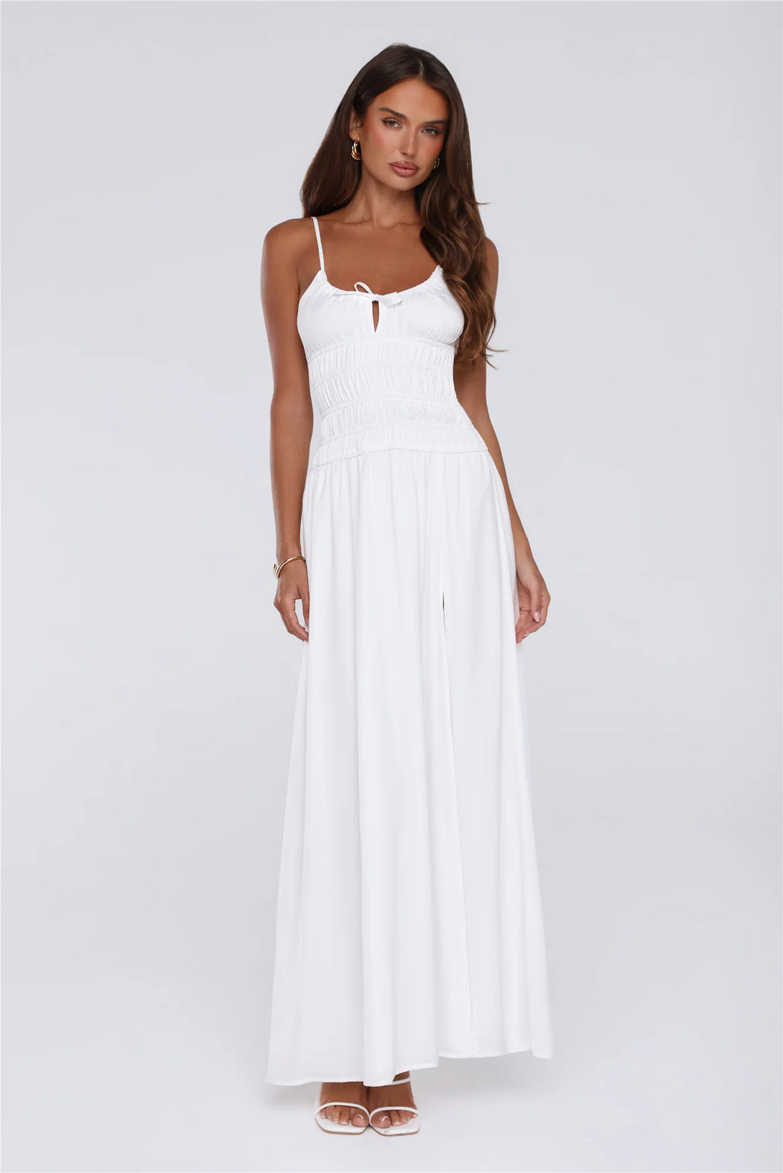 Sunbeam Days Maxi Dress White