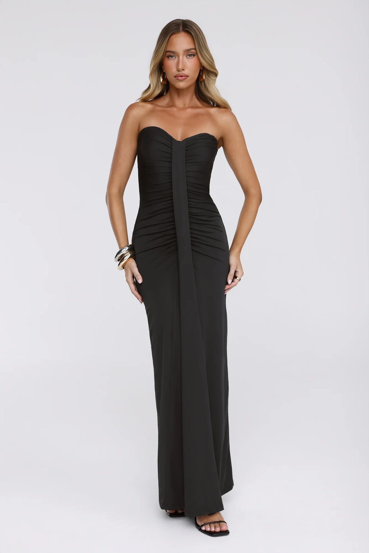 Wisp Wonder Strapless Maxi Dress Black