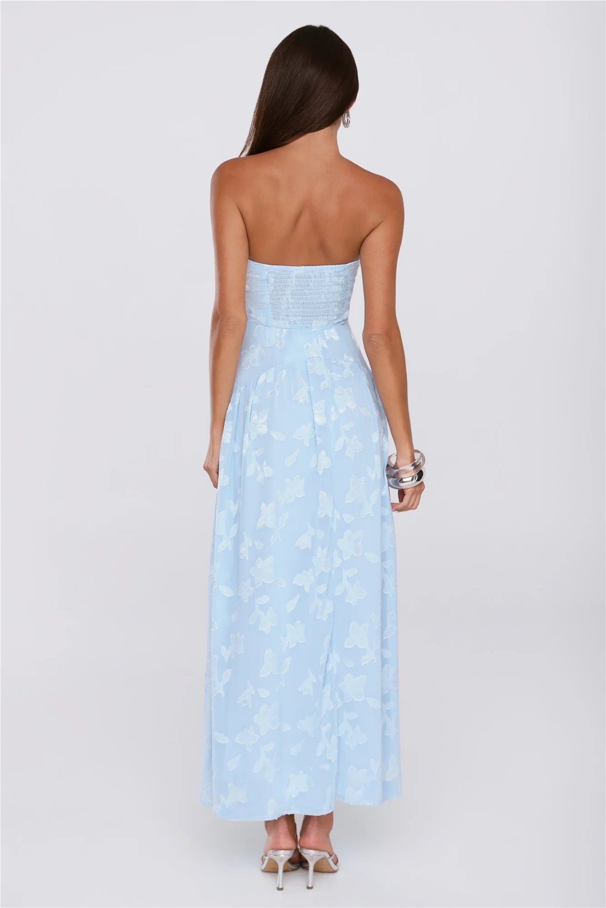 Dress Ready Strapless Maxi Dress Blue