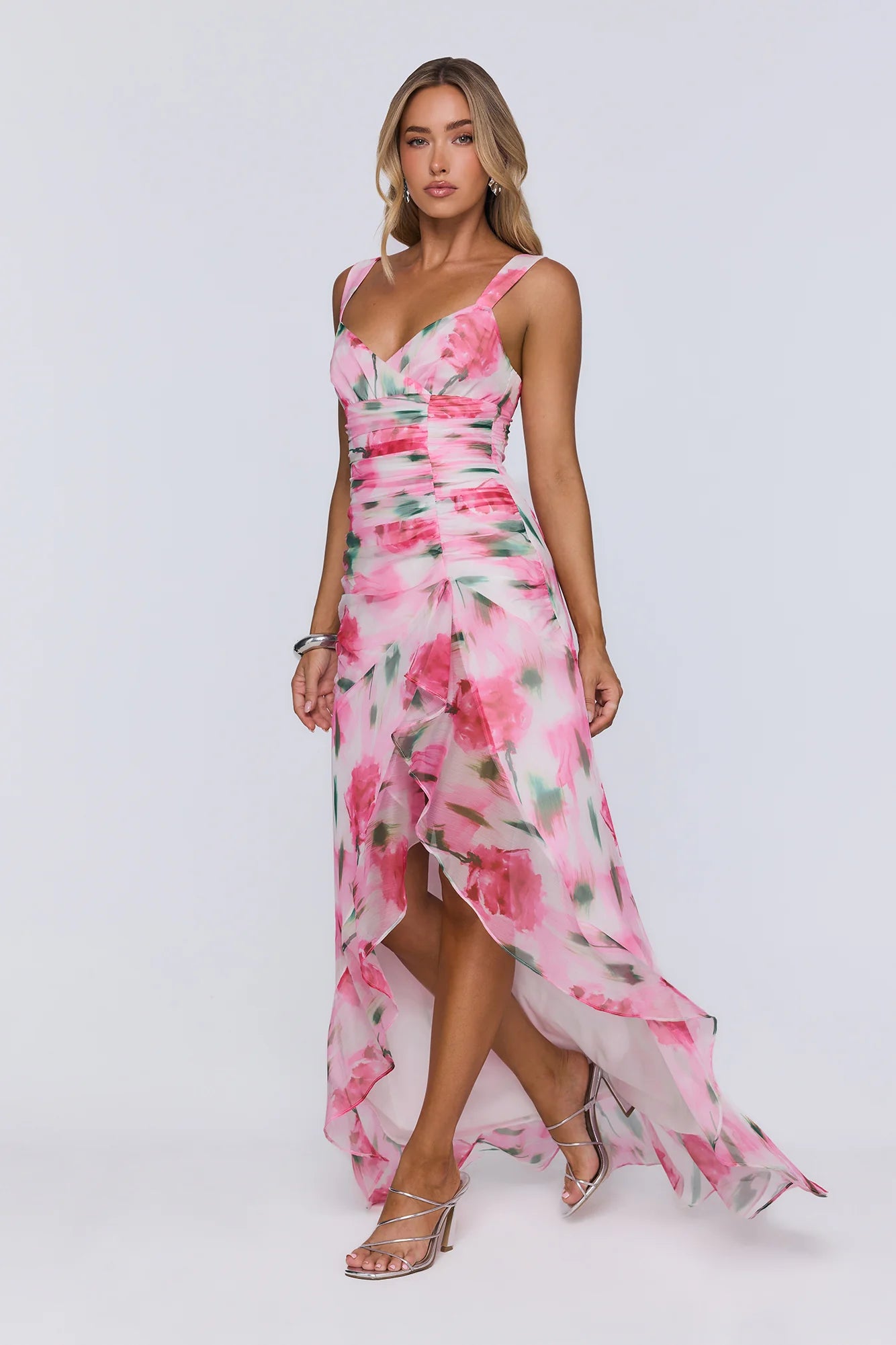 Glow Like A Star Maxi Dress Pink