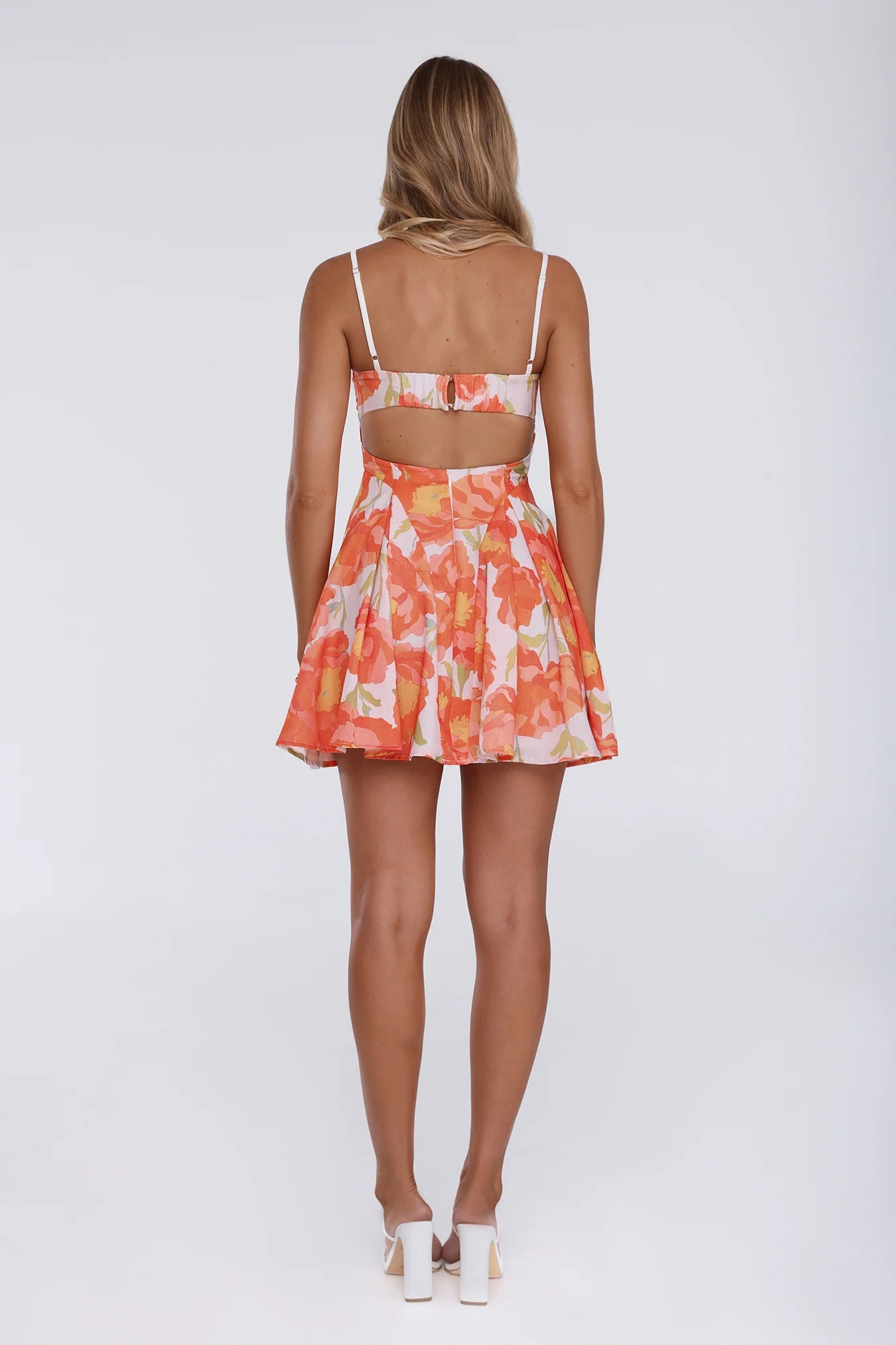 Darling Aesthetic Mini Dress Orange