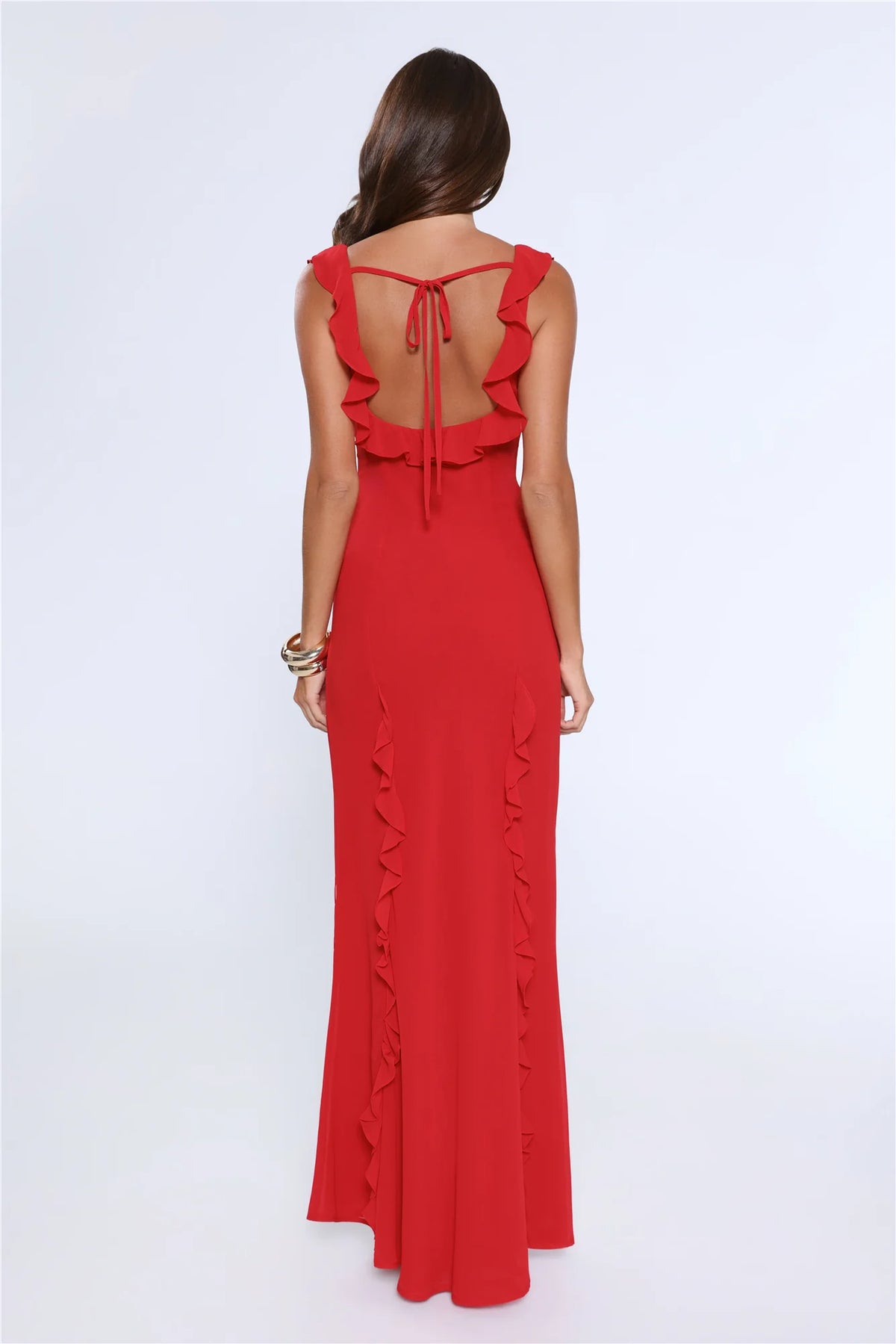 All Night Affair Maxi Dress Red