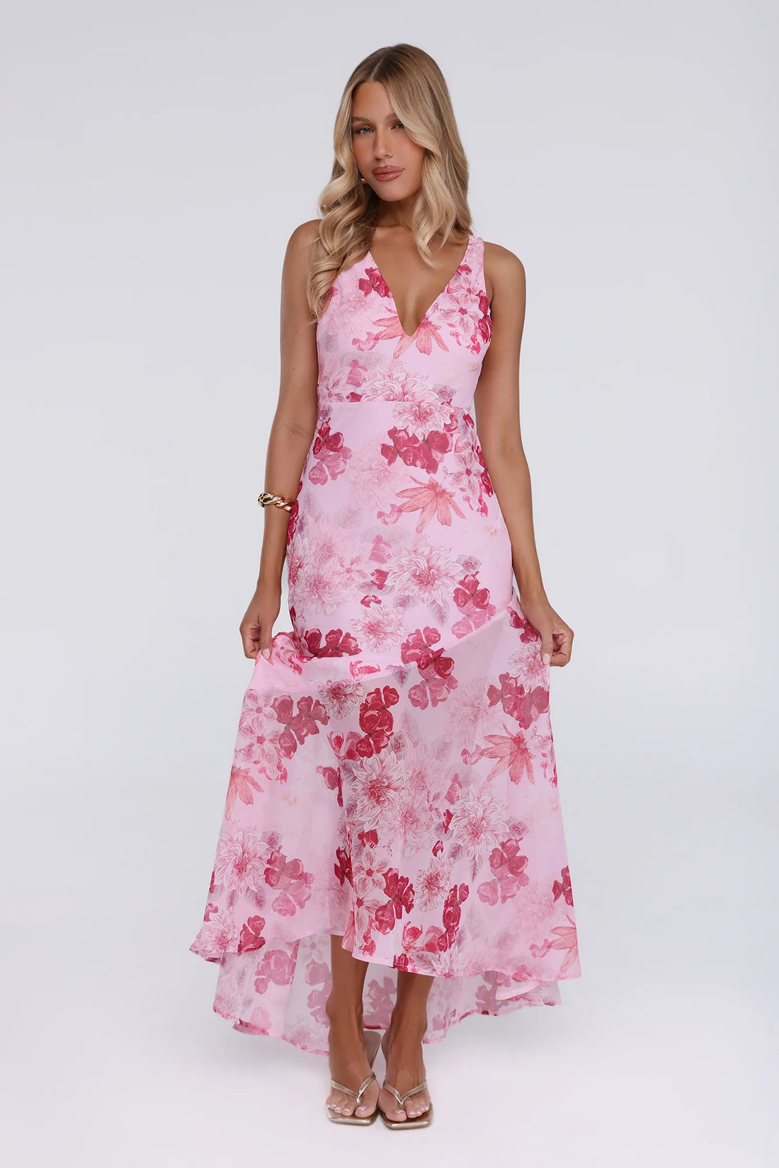 Darling Era Maxi Dress Pink