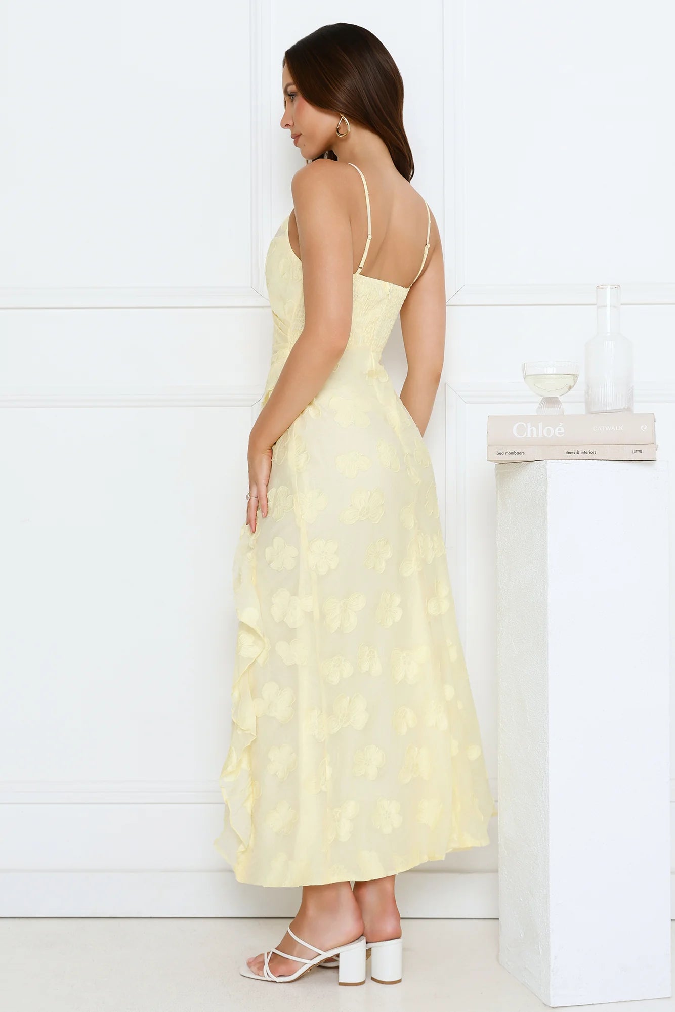 Daisy Whisper Maxi Dress Yellow