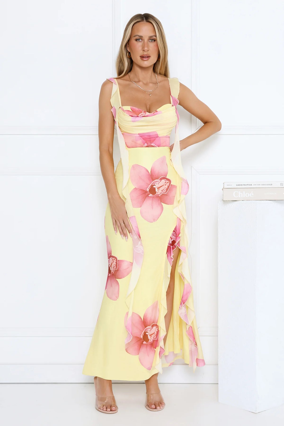 Honey Wink Maxi Dress Yellow