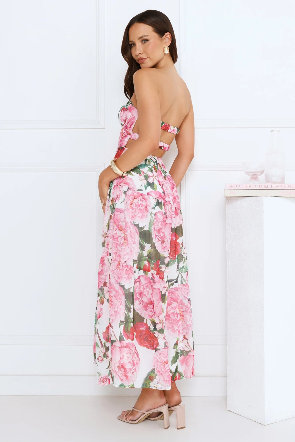 Daydream Luxe Strapless Maxi Dress Pink