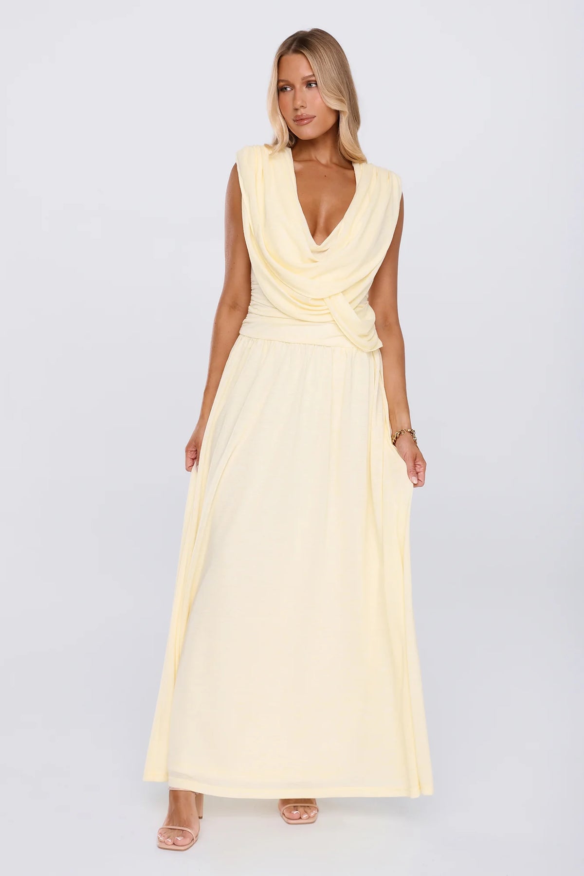 Made To Lead Maxi Dress Yellow