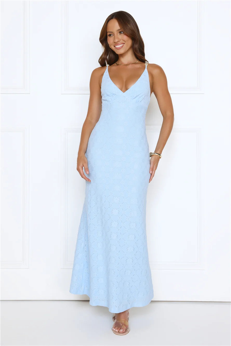 You Got This Maxi Dress Blue