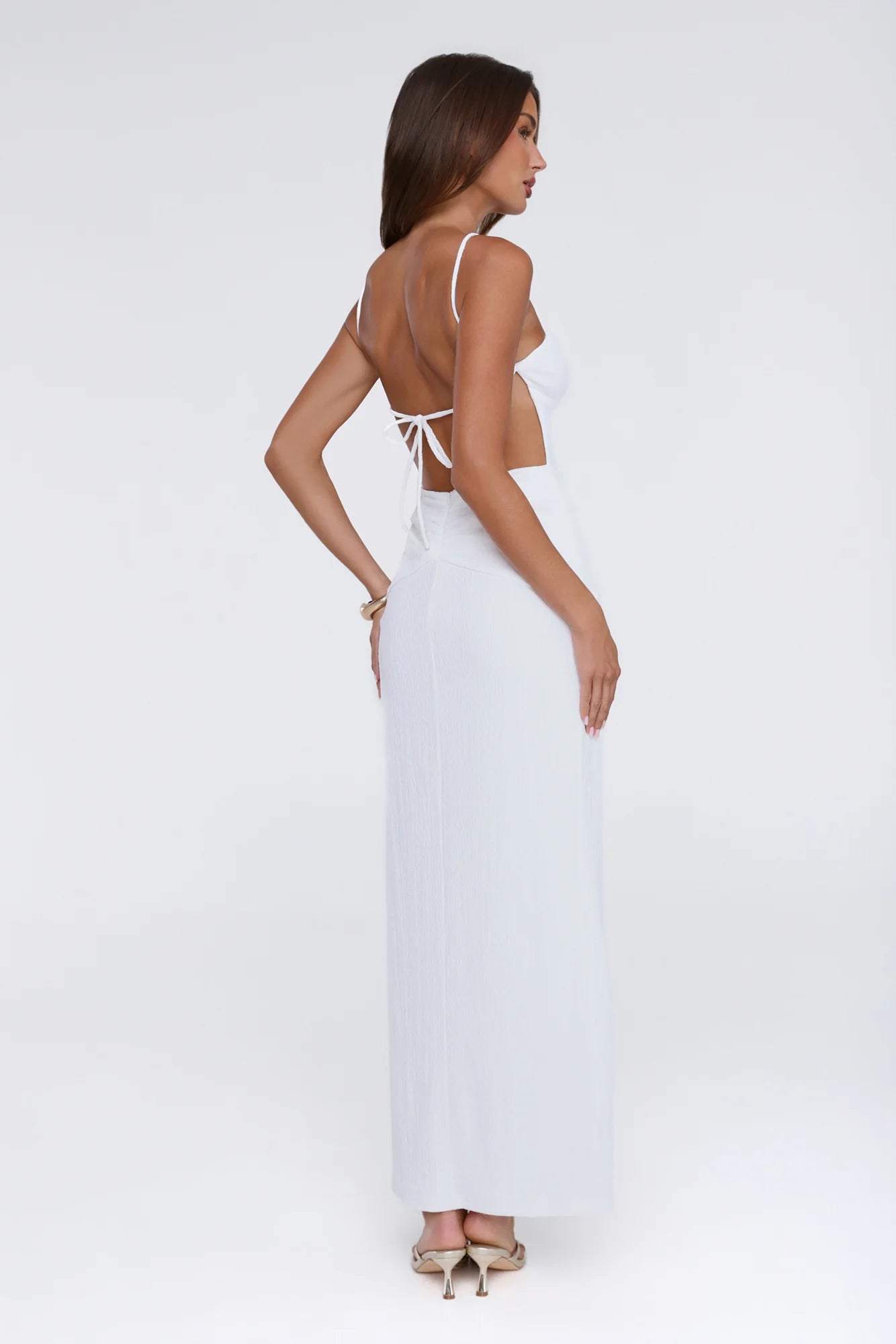Soft Sunbeam Maxi Dress White
