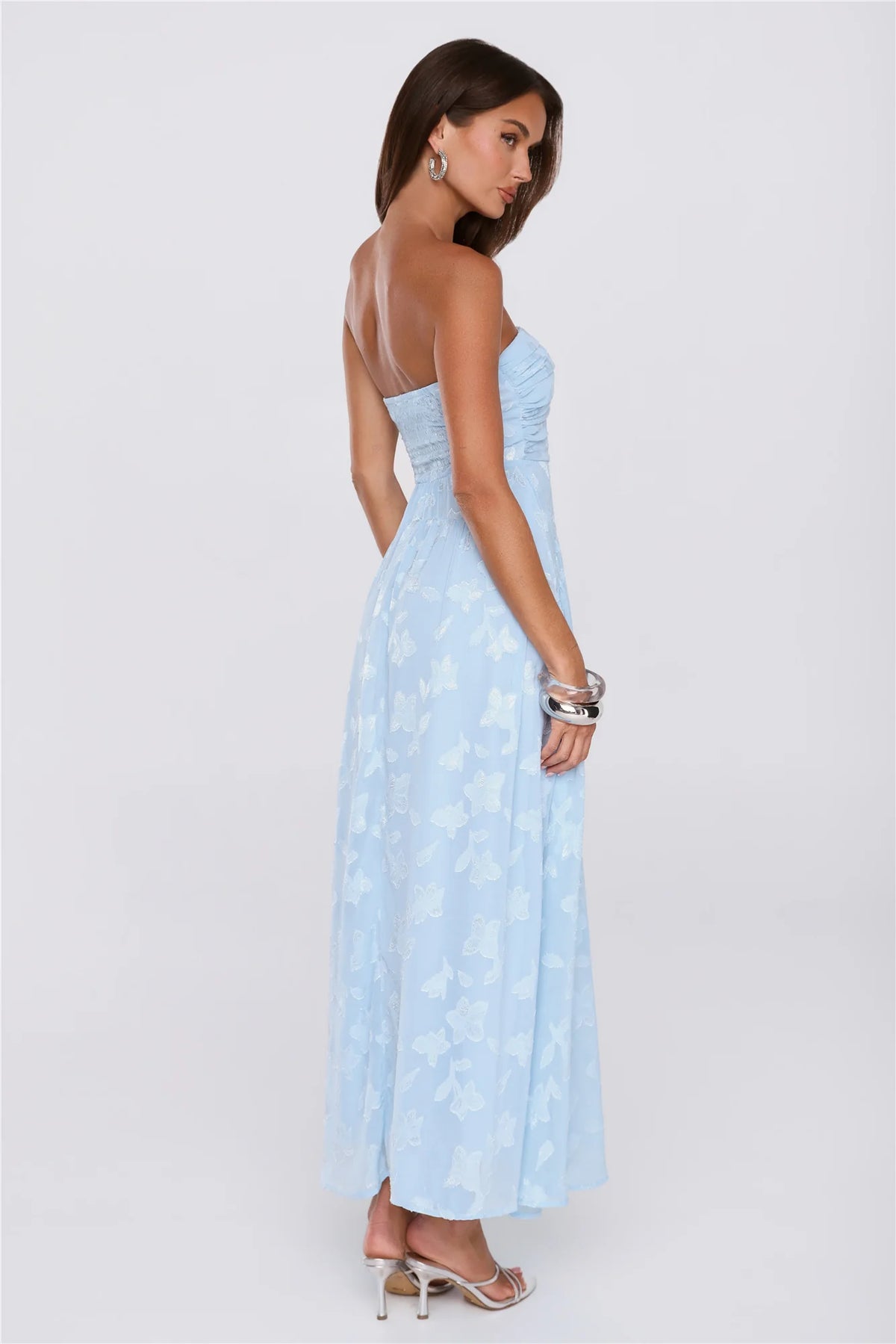 Dress Ready Strapless Maxi Dress Blue