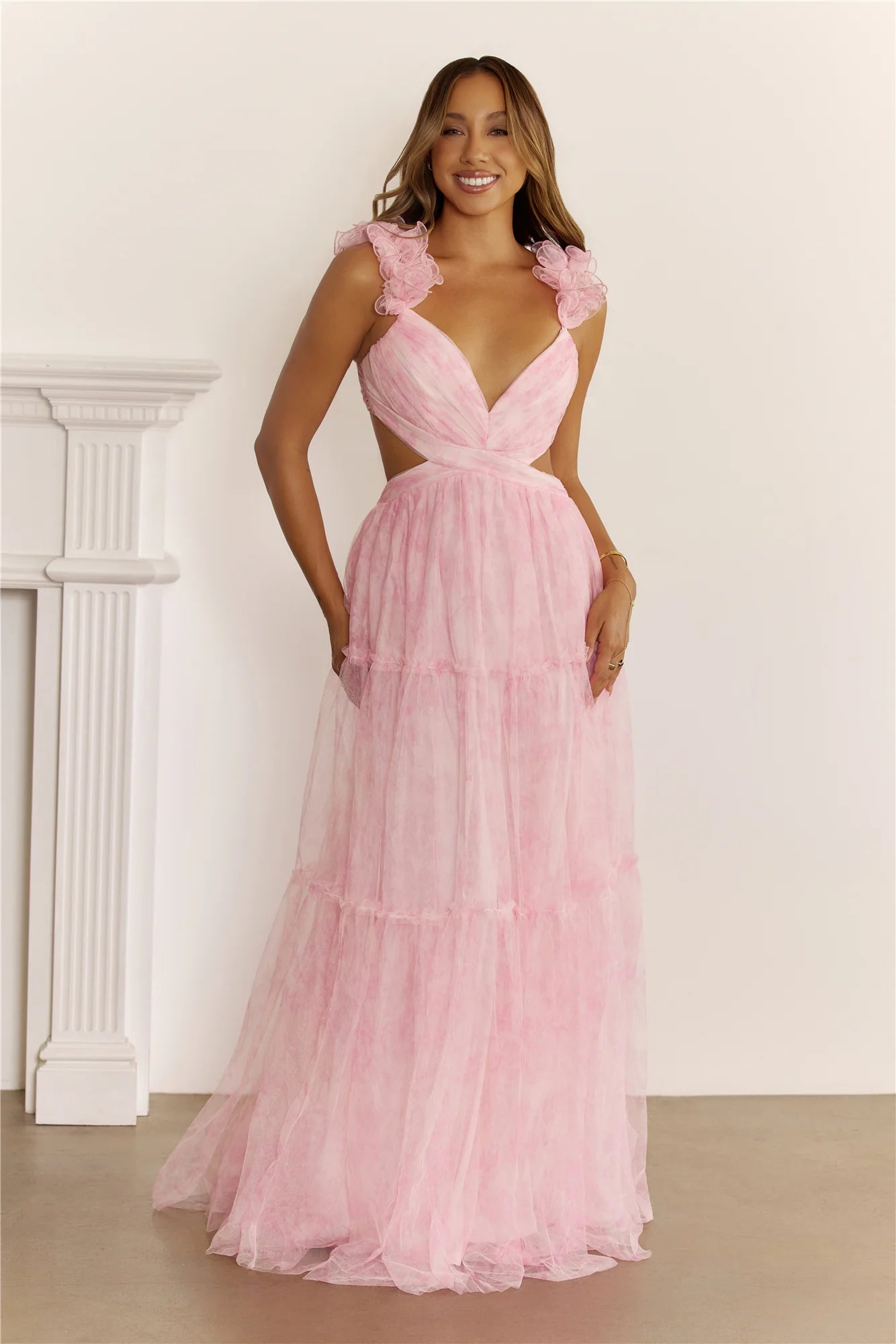 Endless Riviera Maxi Dress Pink