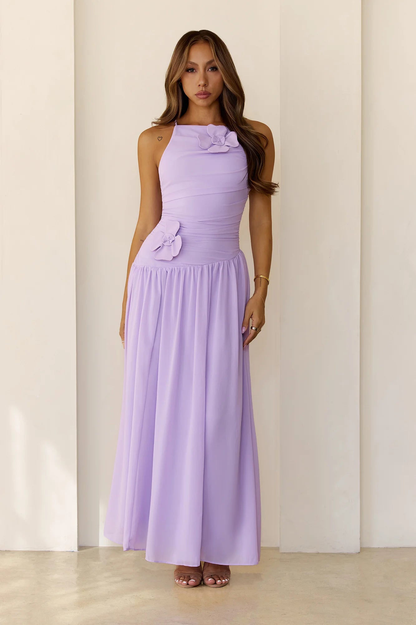 Evening In Élan Maxi Dress Lilac