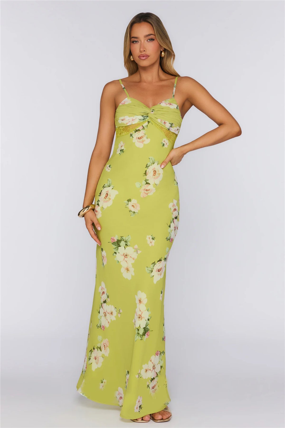 The Standard Is Her Maxi Dress Lime