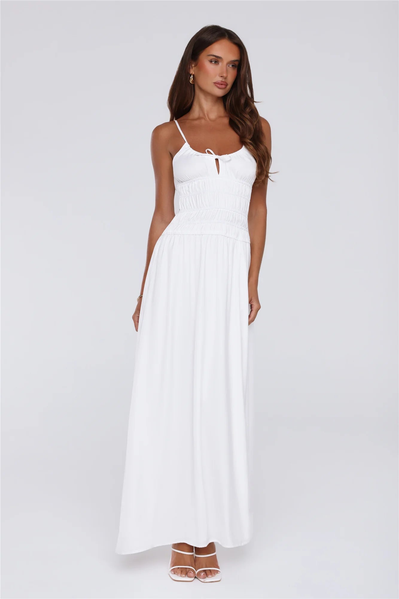 Sunbeam Days Maxi Dress White