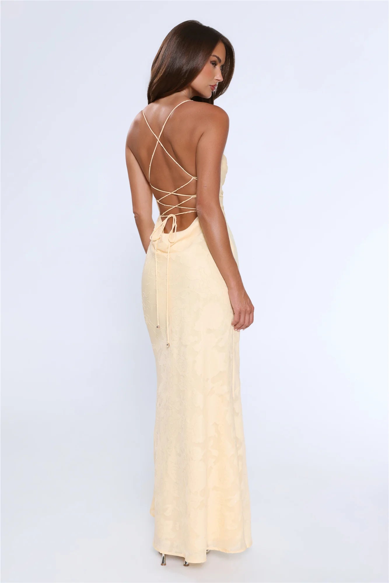 Bridge To Wonderland Maxi Dress Lemon