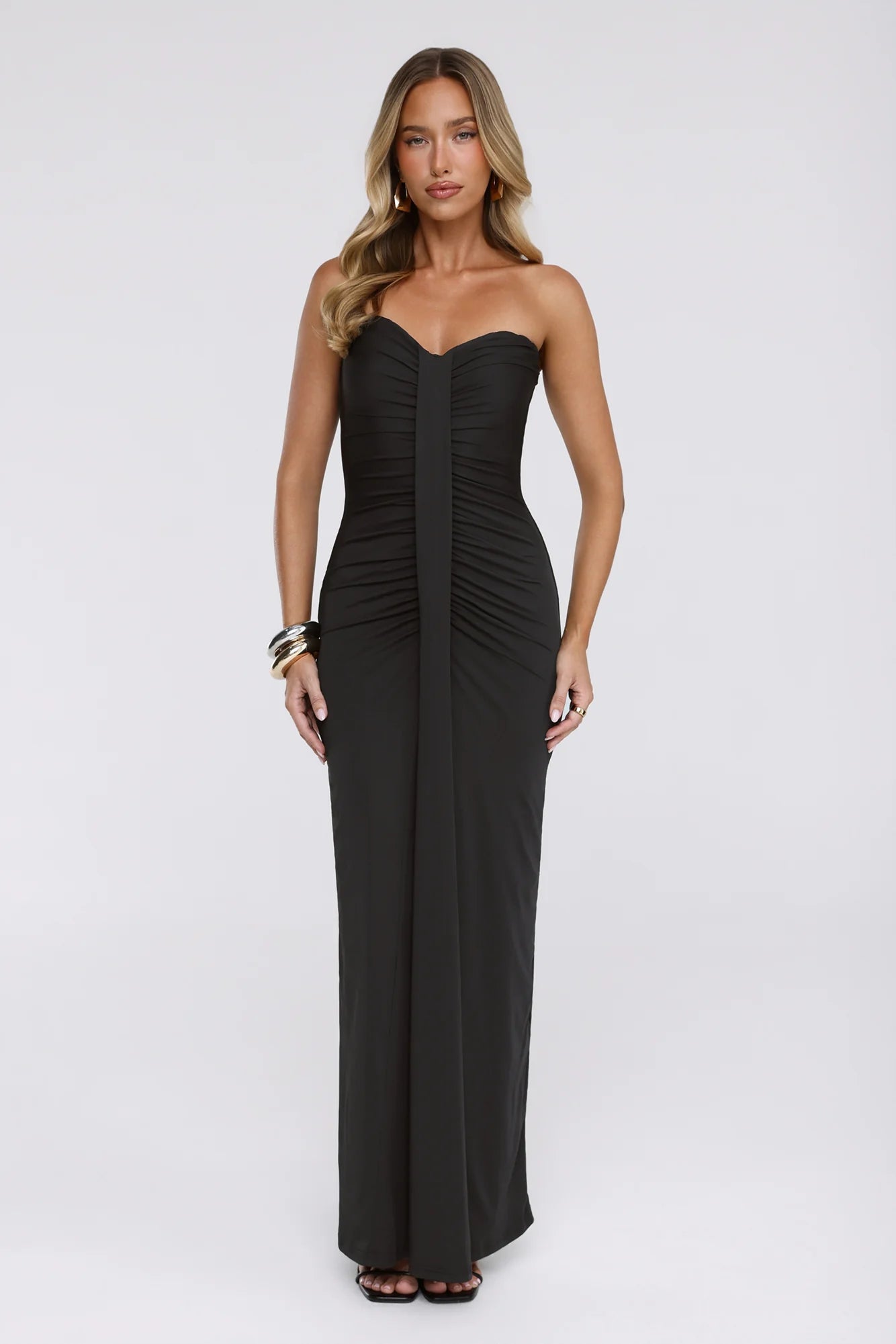 Wisp Wonder Strapless Maxi Dress Black