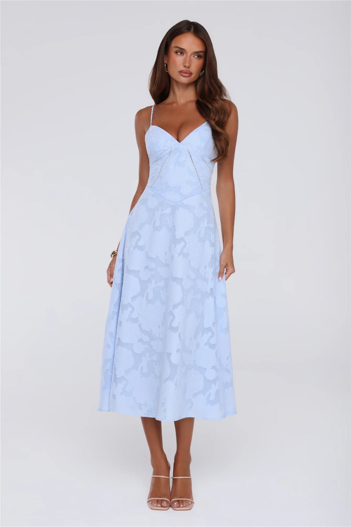 Tide Kissed Midi Dress Blue