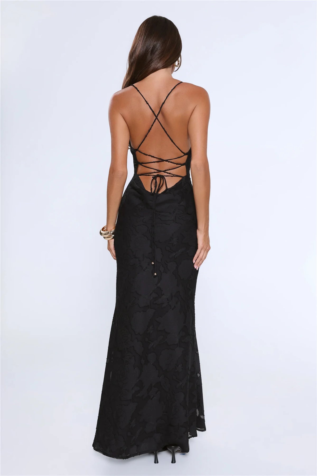 Bridge To Wonderland Maxi Dress  Black