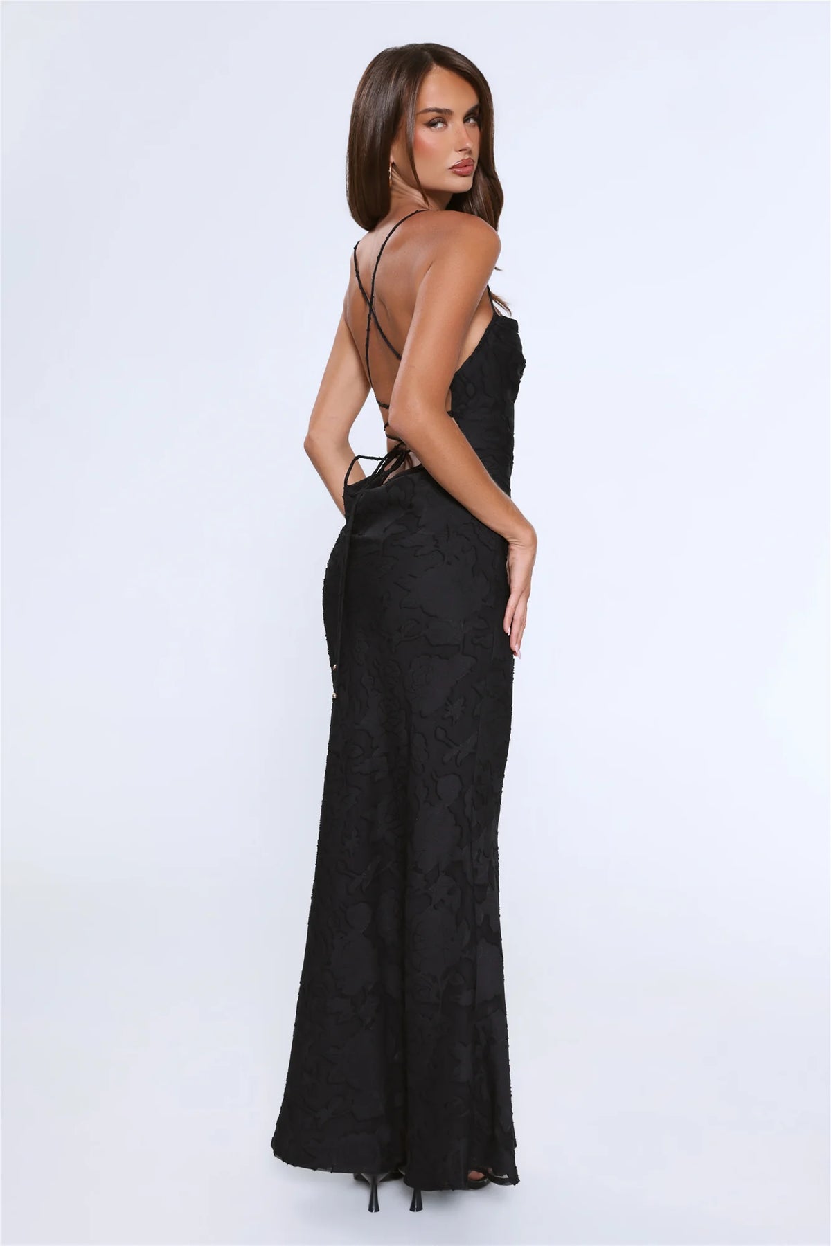 Bridge To Wonderland Maxi Dress  Black