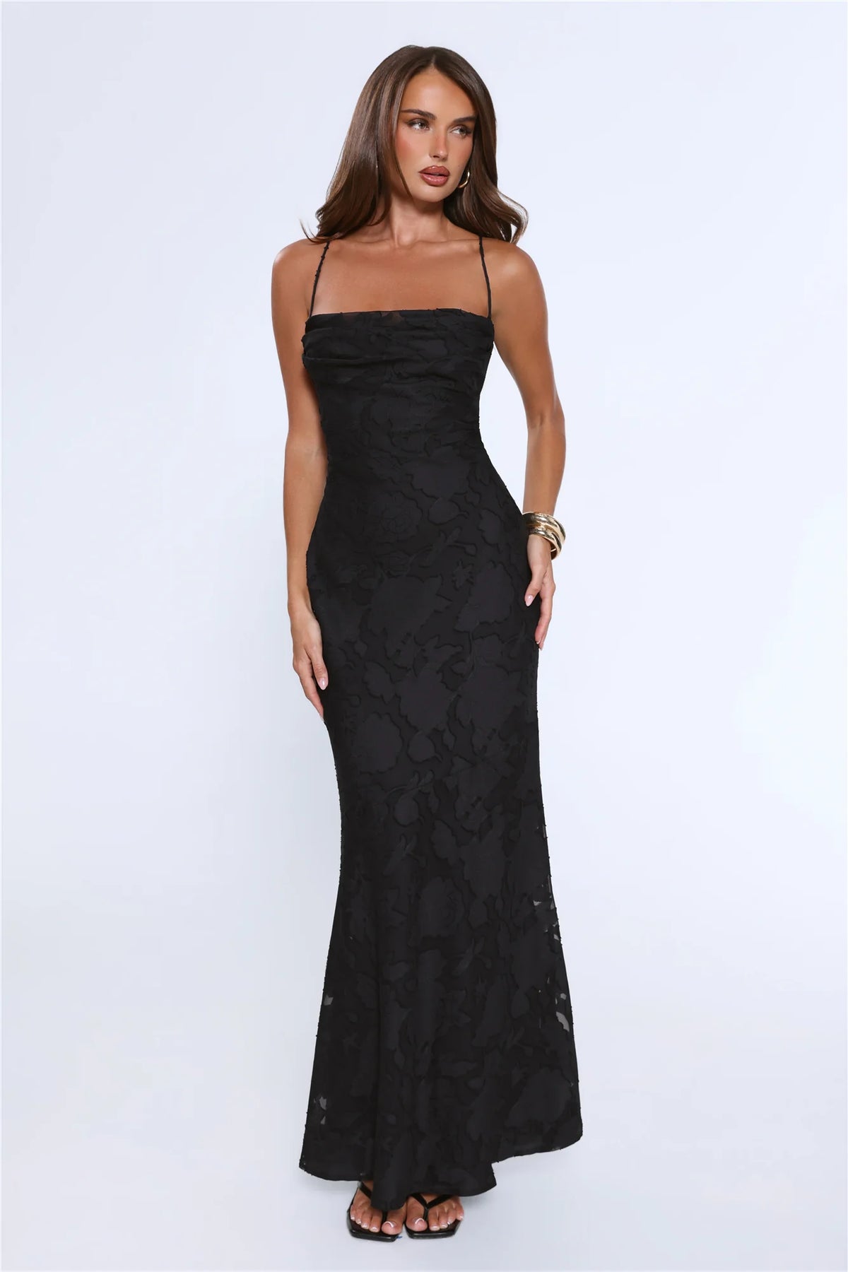 Bridge To Wonderland Maxi Dress  Black