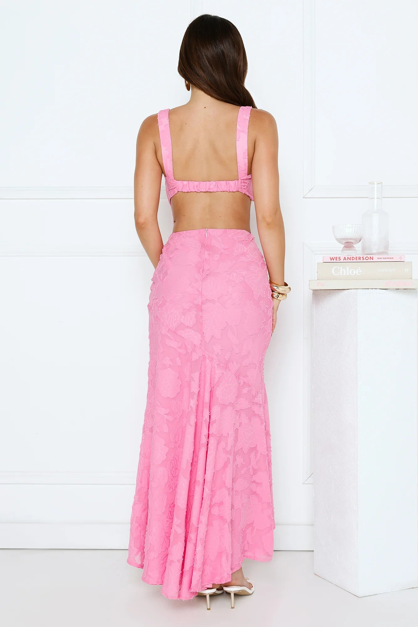 Petal Song Maxi Dress Pink