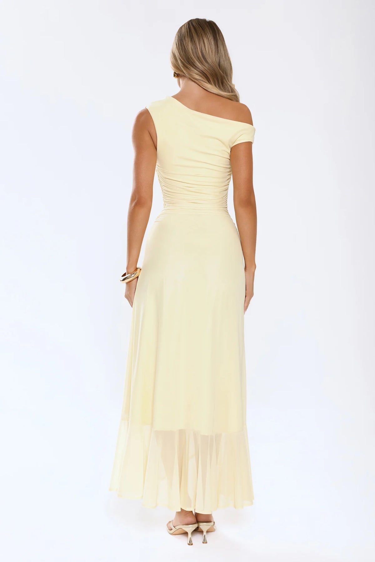 Darling At Dusk Maxi Dress Yellow