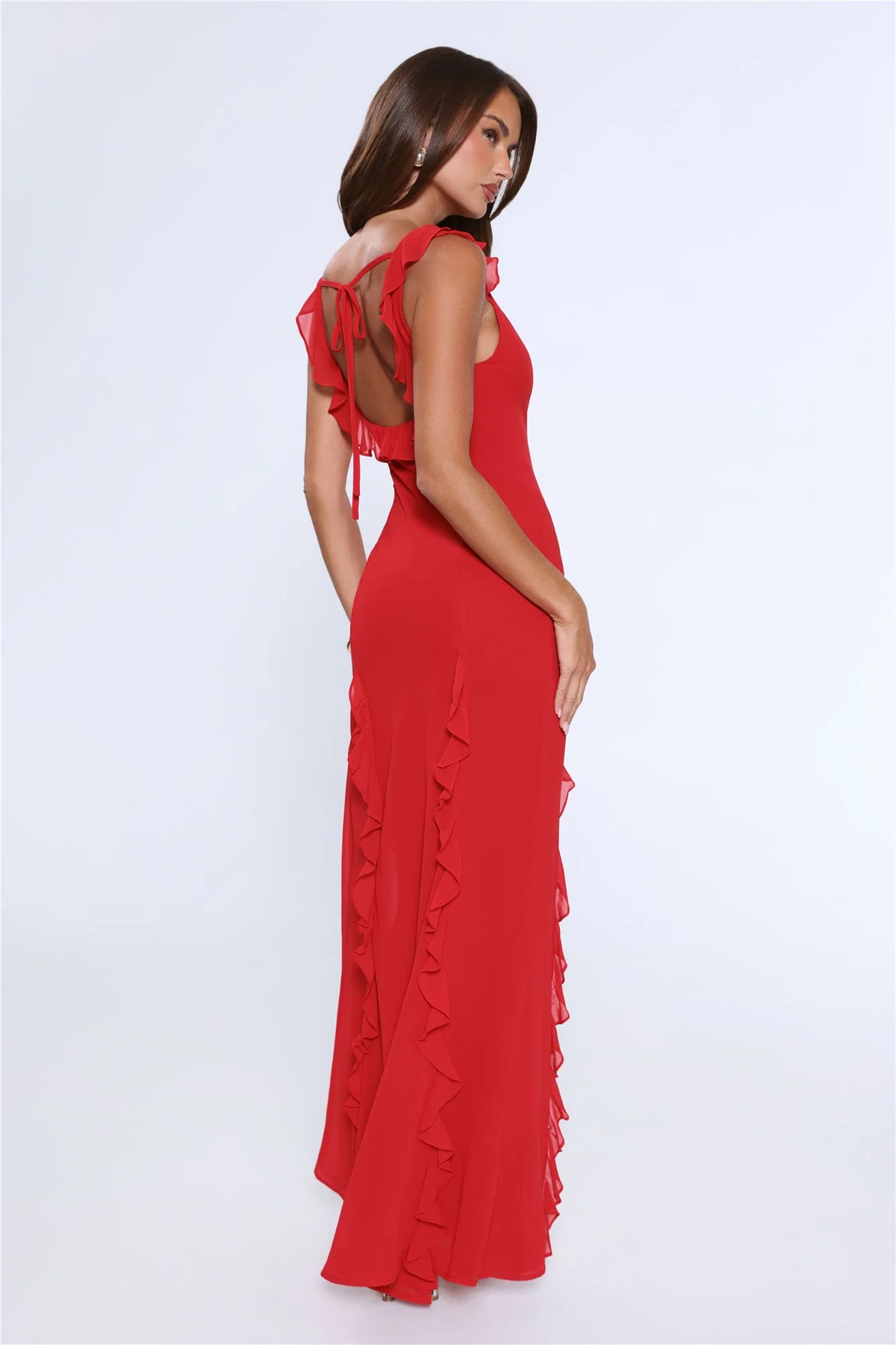 All Night Affair Maxi Dress Red