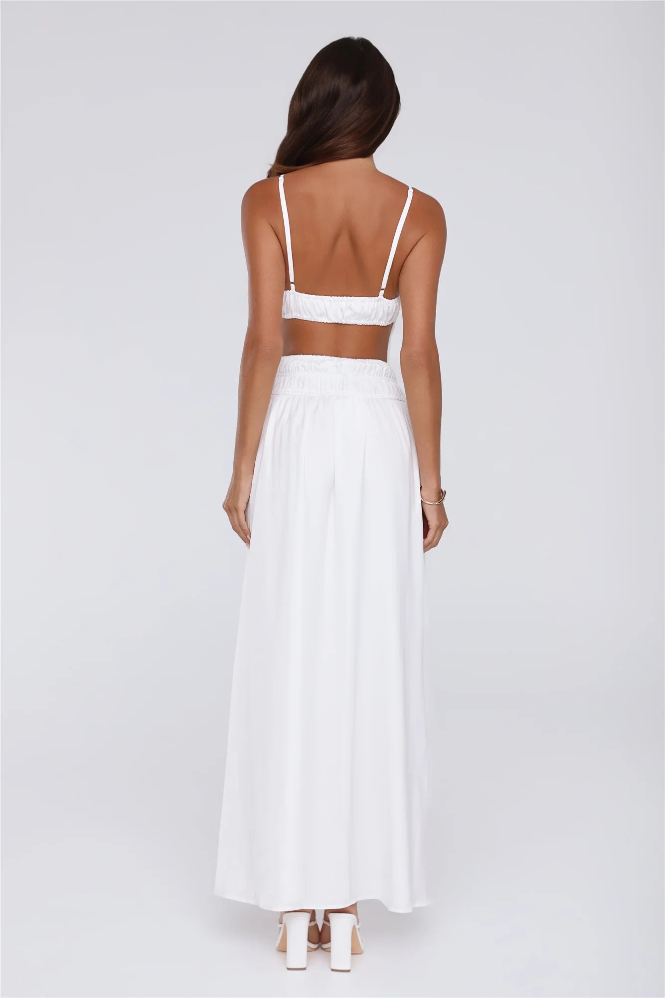 Sunbeam Days Maxi Dress White