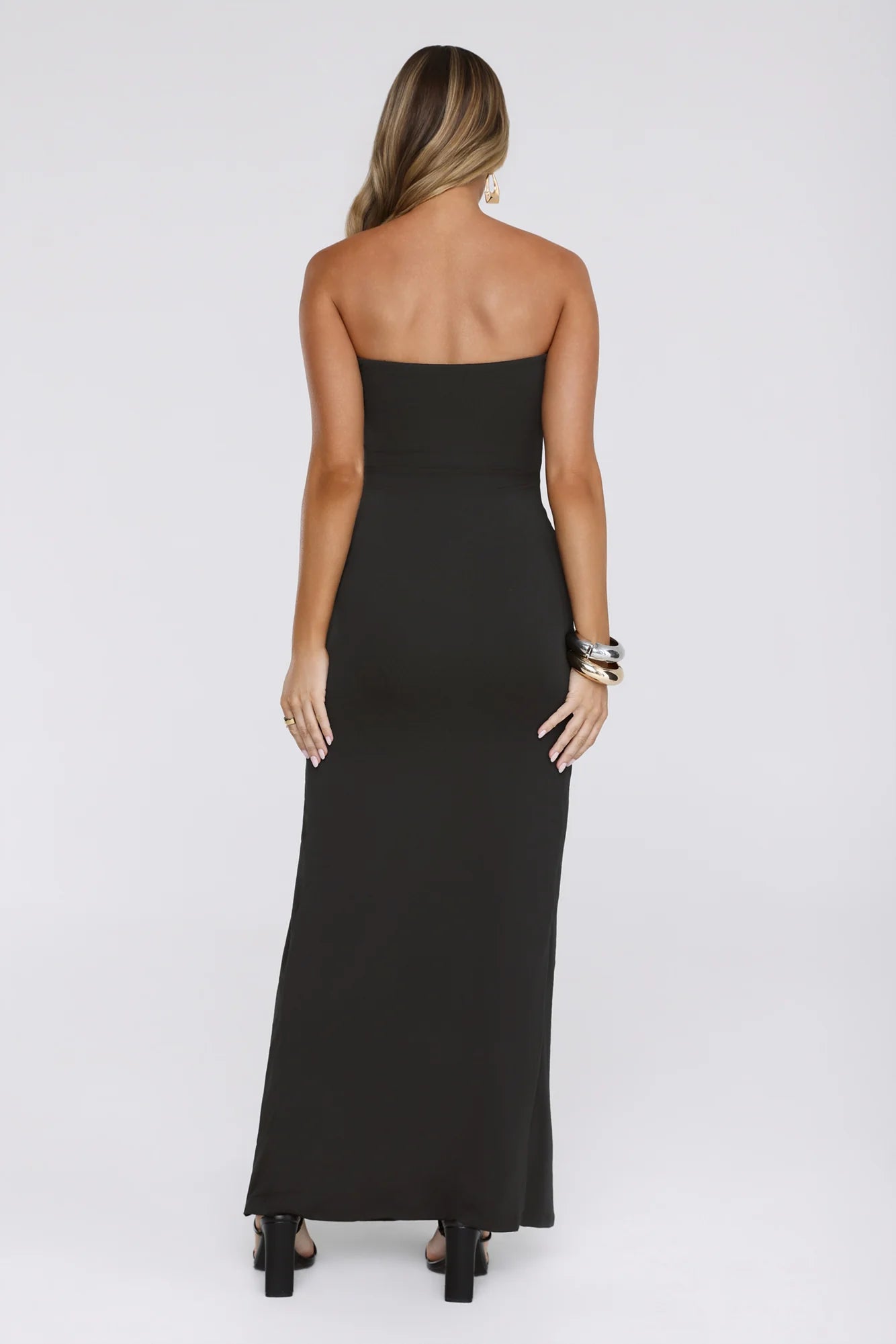 Wisp Wonder Strapless Maxi Dress Black