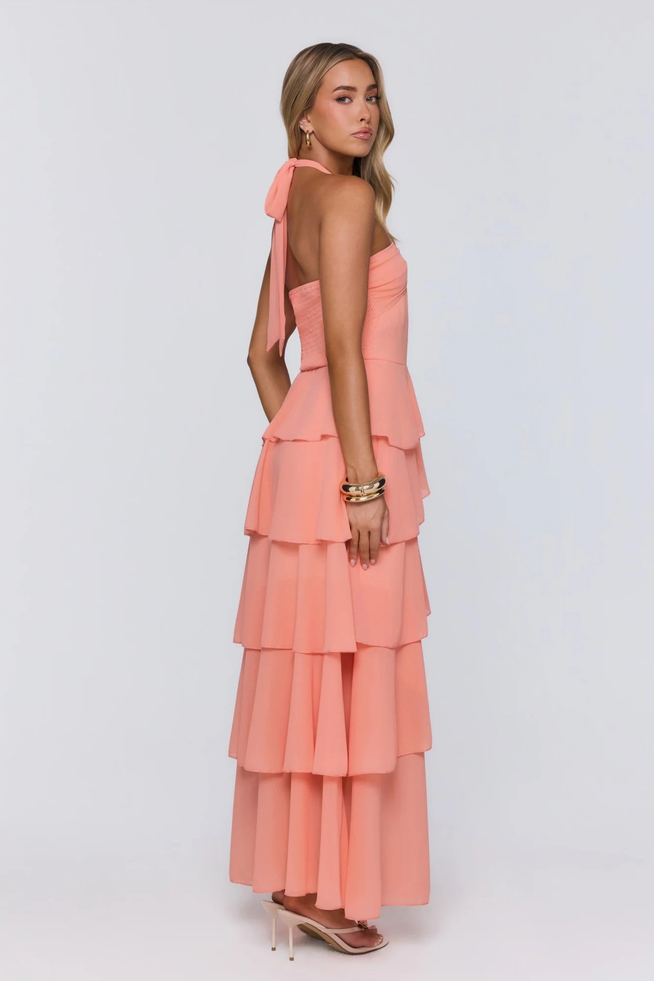 Lead Don’t Follow Maxi Dress Peach