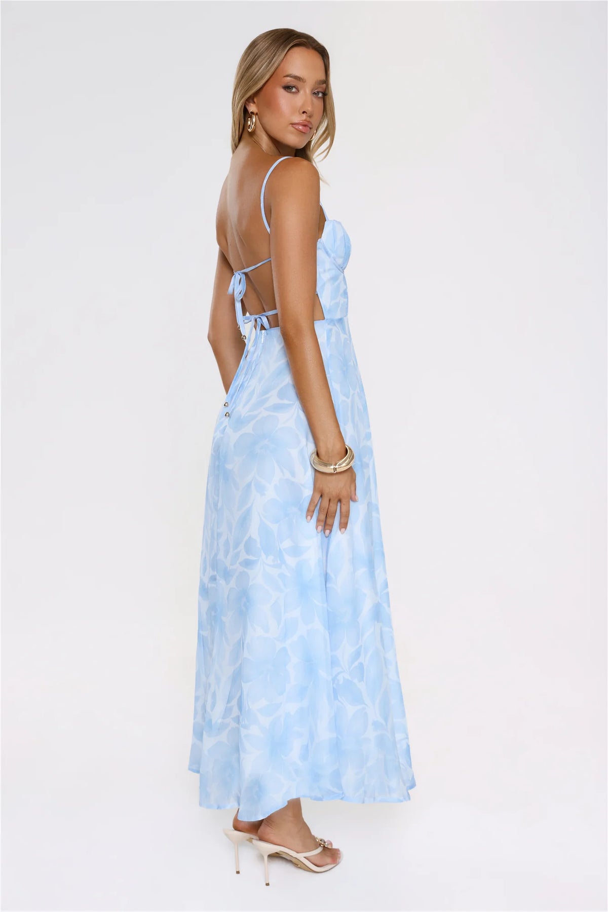 She Wore It Best Maxi Dress Blue