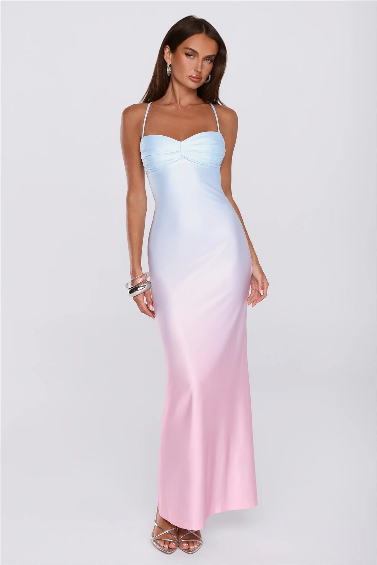 Happy Hues Maxi Dress Blue
