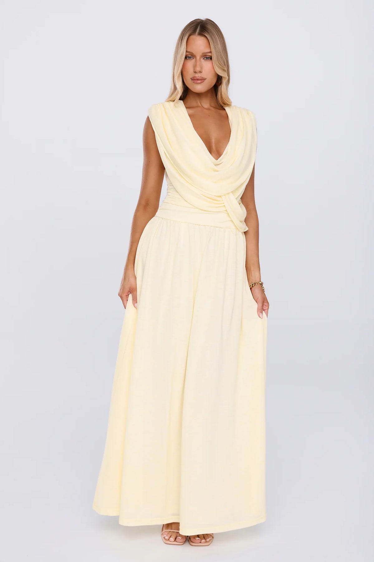 Made To Lead Maxi Dress Yellow