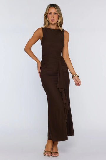 Studio Siren Maxi Dress Brown