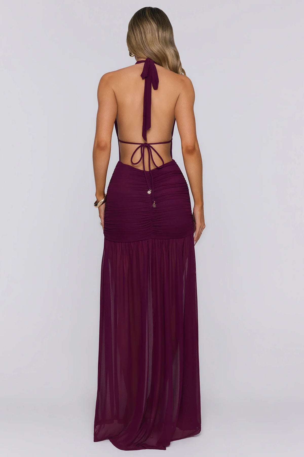 Adrianna Maxi Dress Plum