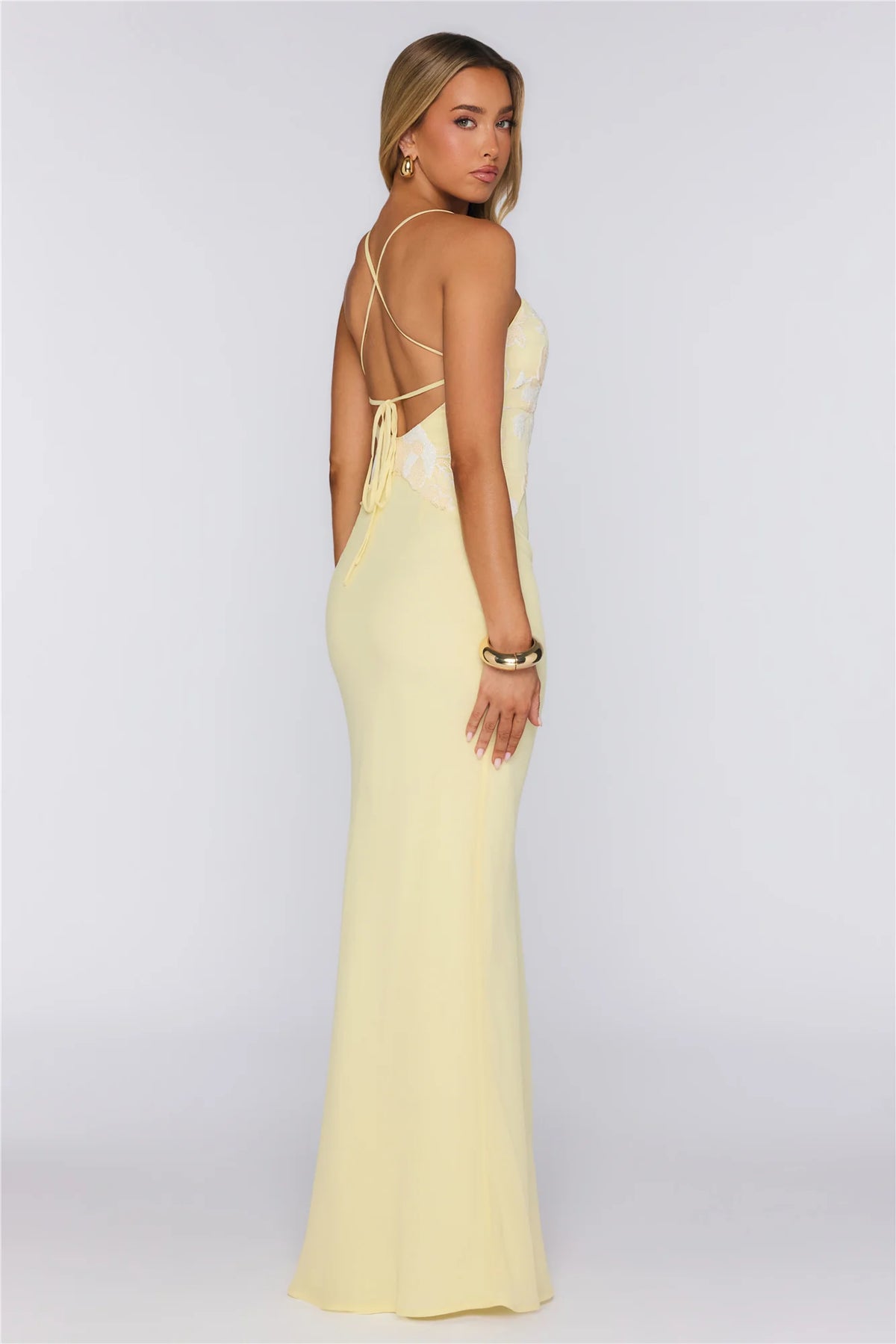 Sunshine Whispers Maxi Dress Yellow