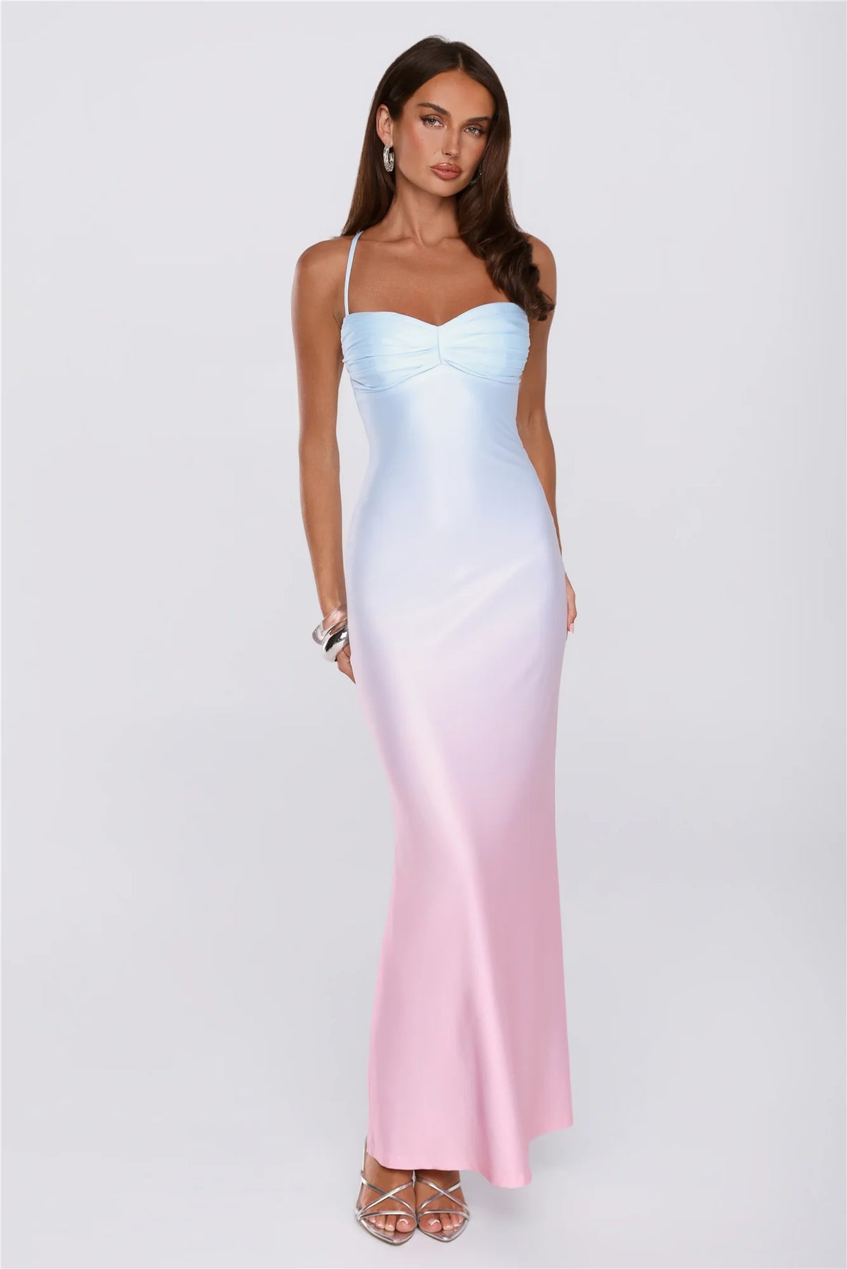Happy Hues Maxi Dress Blue