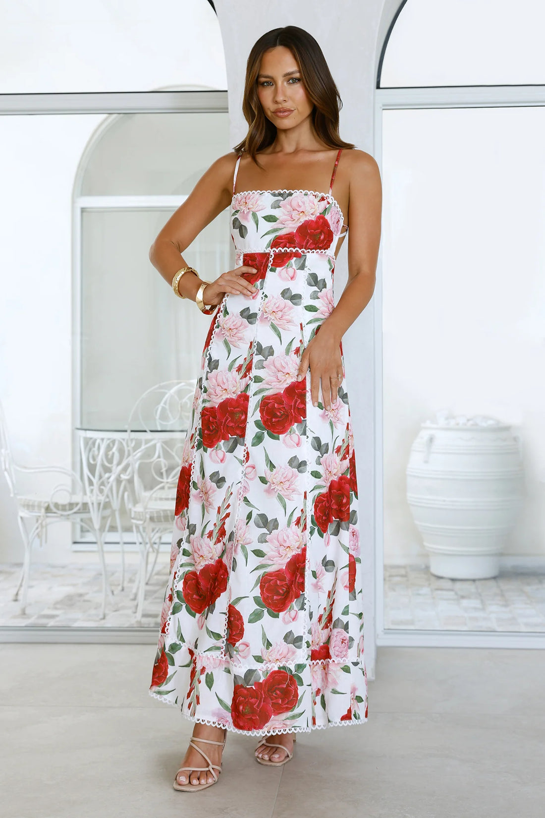 Softly Held Maxi Dress Floral