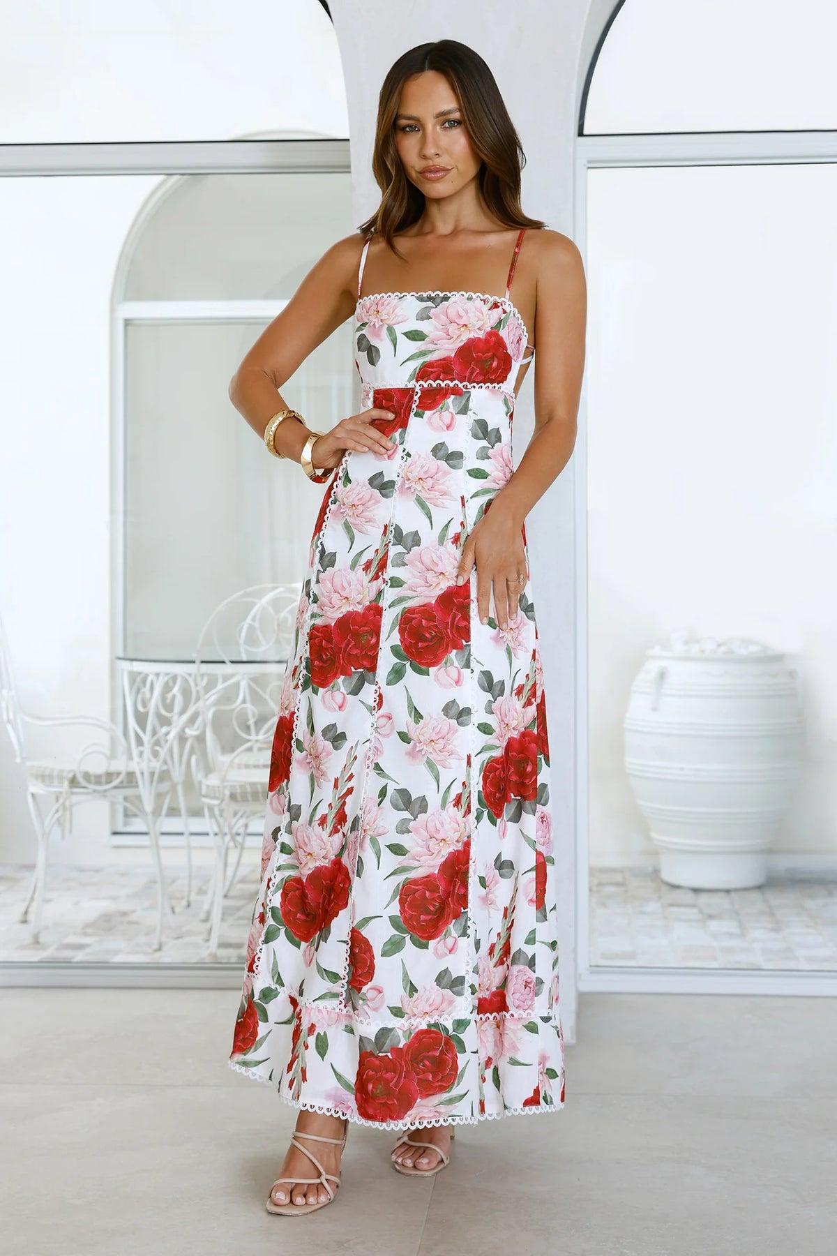 Softly Held Maxi Dress Floral